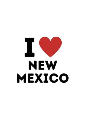 I Love New Mexico Simple