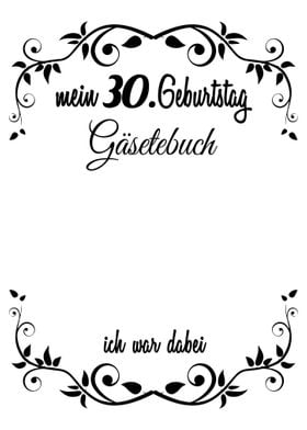 30 Geburtstag Gaesteliste