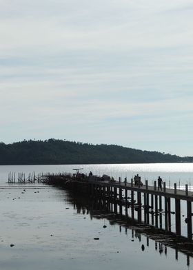 Island on a Bridge Sea