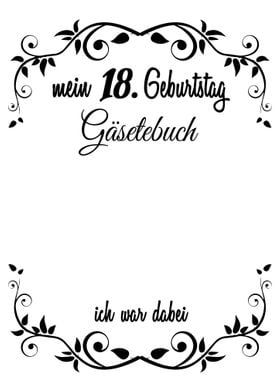 Mein 18 Geburtstag