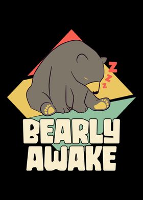 Bearly awake brown bear