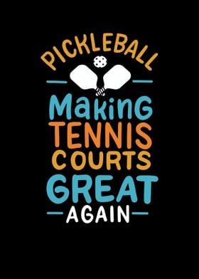 Pickleball Making Tennis