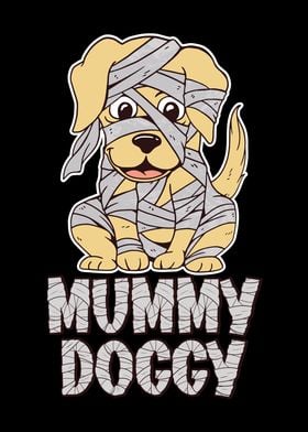 Mummy Dog Pet Lover Paws