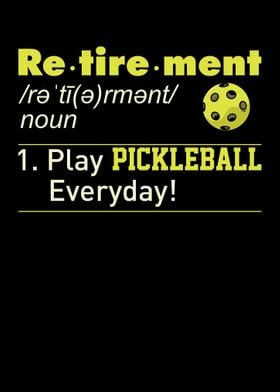 Retirement Play Pickleball