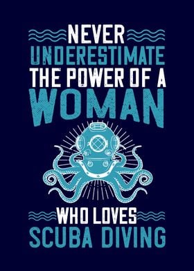 A Woman Loves Scuba Diving