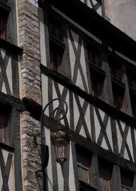 Timbered house France