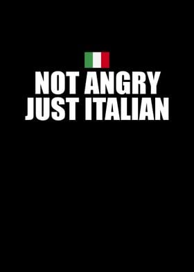 Not Angry Just Italian