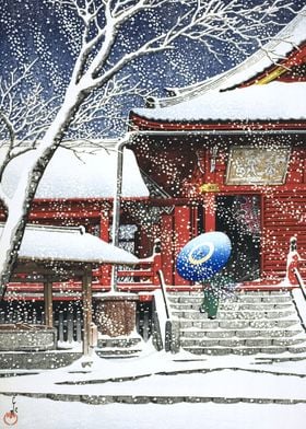 Snow At Kiyomizudo Ueno