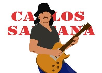 carlos santana White BG