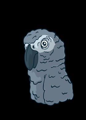  Gray Parrot I Do Whatever