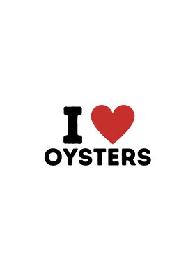 I Love Oysters Simple