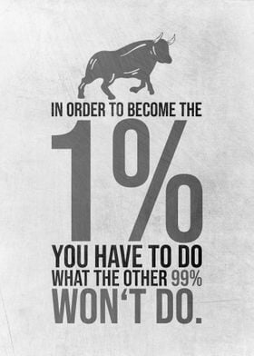 Be The 1 Percent