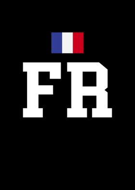 FR France French Flag