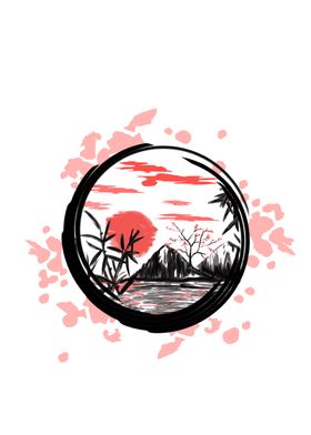 Zen Circle Japan Landscape