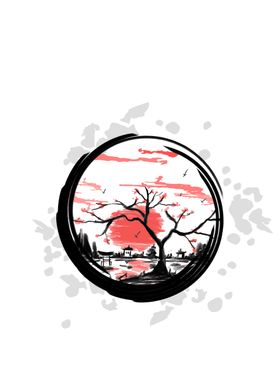 Zen Circle Japan Landscape