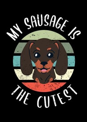 Cute Sausage Dog Gift