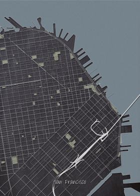 San Francisco Downtown Map