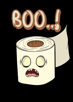 Boo Paper Towel Ghost