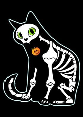 Skeleton And Bones Meow