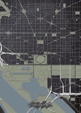 Washington Downtown Map