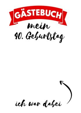 Gaesteliste 40 Geburtstag