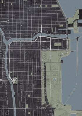 Chicago Downtown Map