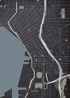 Seattle Downtown Map