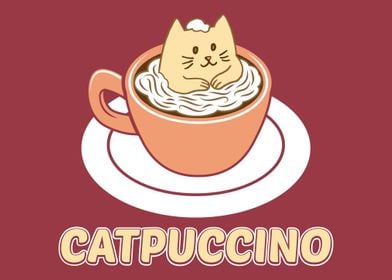 Catpuccino Cat Lover Coffe