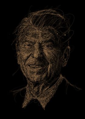 reagan scribble art