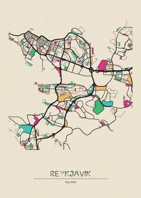 Reykjavik Map