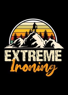 Extreme Ironing Mountain