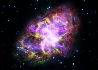 Crab Nebula on LCD