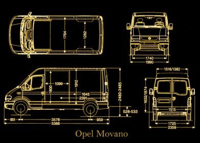 Opel Movano   gold 