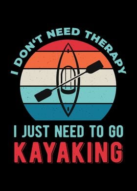 Kayaking Funny Kayaker