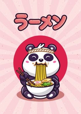 Kawaii Ramen Panda