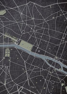 Paris Downtown Map