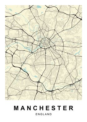 Manchester City Map