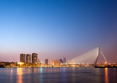 Rotterdam City Skyline