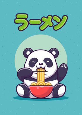 Kawaii Ramen Panda