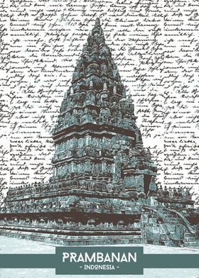 Prambanan Castle Poster