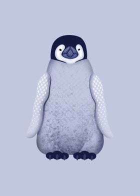 Big Emperor Penguin Chick