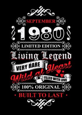 Legend September 1980