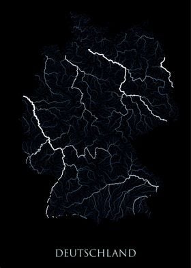 Germany river network