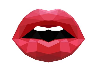 Woman Lips 3d