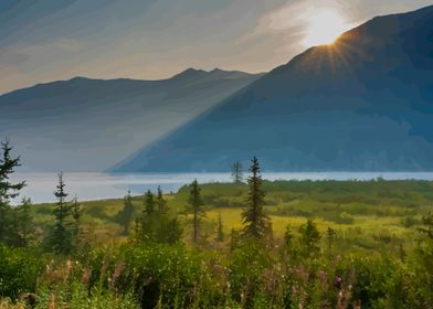 Moose Pass Sunrise