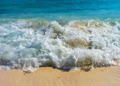 Crashing Beach Waves