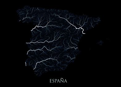 Spain river network