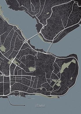 Istanbul Downtown Map