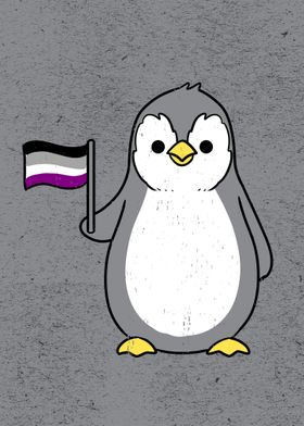 Penguin Asexual Pride Flag