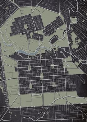 Adelaide Downtown Map